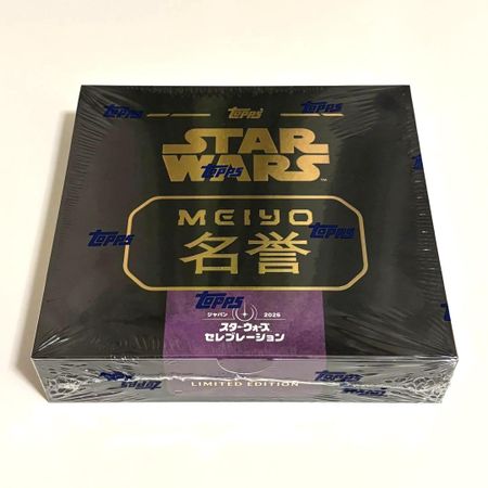 2025 Topps Звездные Войны Meiyo Japan Праздничный Эксклюзивный Hobby Box Запечатанный на Фабрике