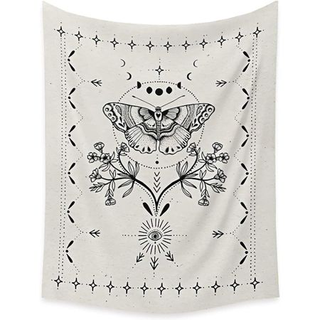 Tapestry Tarot Card Homeware 75x100 чёрный