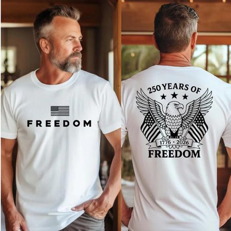United States 250 Years  Shirt, American Eagle 1776–2026 Anniversary T- Shirt, XL