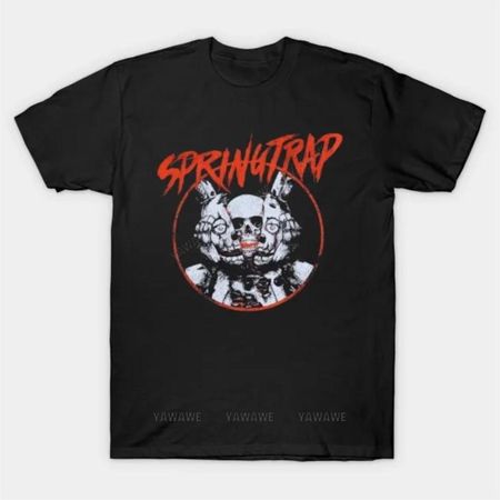 New arrived tshirt for Unisex graphic t shirts Springtrap T Shirt Adult teeshirt Oversized Classic short sleeve Unisex tshirt S