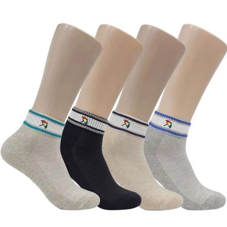 Arnold Palmer Men s Mesh Casual Ankle Socks 7 Pairs MSP038 MSP038_7 Pairs Mix Colors FREE