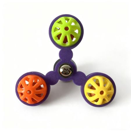 Interactive Parrot Wheel for Chewing Beak Grinding Parrot Rotating Windmill  Separation Anxiety фиолетовый