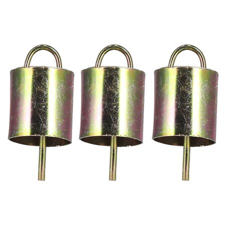 3Pcs Durable Thickened Anti Lost Bell Alloy Cow Bell Alloy Livestock Bell  Livestock Management No.5 bell