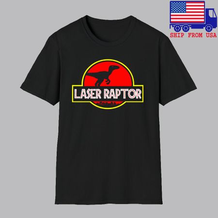 Kung Fury Laser Raptor Movie Men#039;s Black Size S5XL Unisex T-Shirt XL