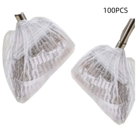 50Pcs/100Pcs Non-woven Fabric Disposable Broom Cover Portable Dust Removal Cover  Home Cleaning 100PCS