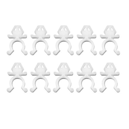 Car Bonnet Hood Rod Grommet Stay Clamp Car Fastener Car Bonnet Hood Holder Clip Rod Support Clip белый
