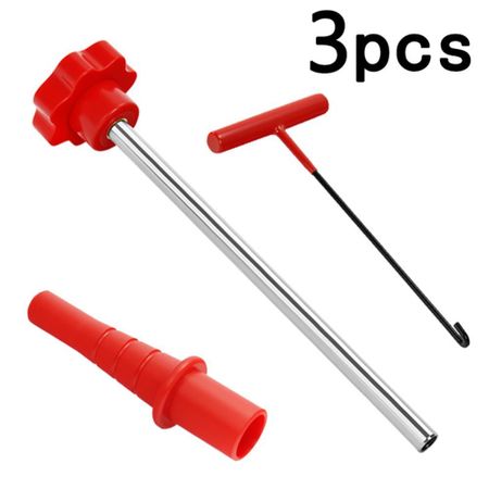 T-Hook Design Tire Valve Core Tools Sturdy Construction Quick Change Tool  Vehicle Repair 3PCS