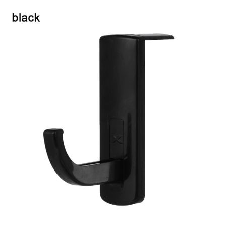 Organizer Convenience Adhesive Headphone Hook Plastic Stand Earphone Accessories Monitor Holder чёрный