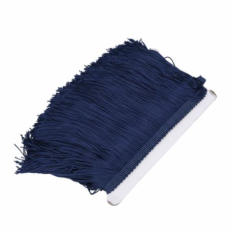 1pcs Polyester Material Polyester Lace Trim 6inch Wide Stage Clothing  Sewing Supplies темно-синий