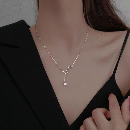 Beidou Seven Star Necklace Women s Light Luxury High-end New Accessories Pendant Niche Versatile Tassel Clavicle Chain Jewelry