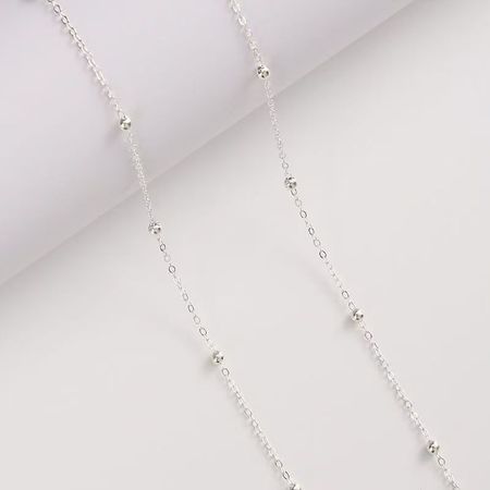Stylish and simple bead necklace, e-commerce jewelry, popular in Europe and America, necklace, collar positioning, bead chain wholesale