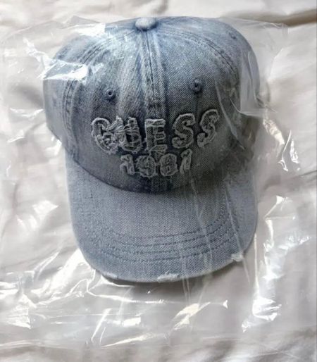 Stray Kids Hyunjin GUESS Denim Cap Japan Harajuku Limited