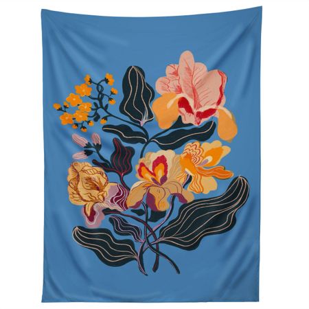 IRIS DREAM BLUE tapestry 75x100 чёрный
