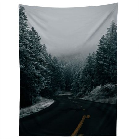 WINTER ROAD tapestry 75x100 чёрный