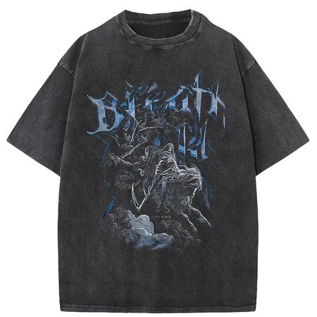 benber vintage style ANIME MANGA VINTAGE WASH UNISEX T Ocus Men Harajuku T Style Short Sleeve S