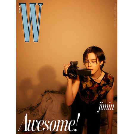 W Korea 2023 Февраль BTS JIMIN Cover, K POP, K STAR KBEAUTY, K Fashion Cover B