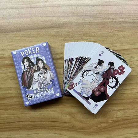 Cantao Anime Heaven Officials Blessing Косплей Настольная игра Карты в твердом переплете Коллекция игрушек для покера