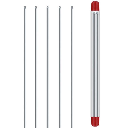 Hook Needles No-Escaping Worm Baiting Needle Earthworm Hooking Fishing Tools Pins Hollow Gas Needle