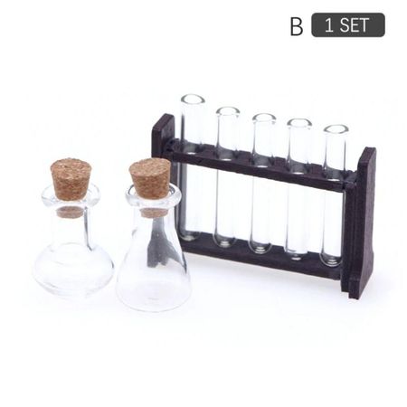 Measuring Cup Simulated Glass Test Tube 1:12 Dollhouse Miniature Measuring Cup  Dollhouse Miniature темно-коричневого
