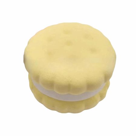 Soft Texture Slow Rebound Cake Toy Portable Squeeze Toy Squishy Toy Simulated Cake  Educational Toy жёлтый