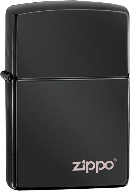 Зажигалка Zippo Ebony Zippo Logo [24756ZL-000003]
