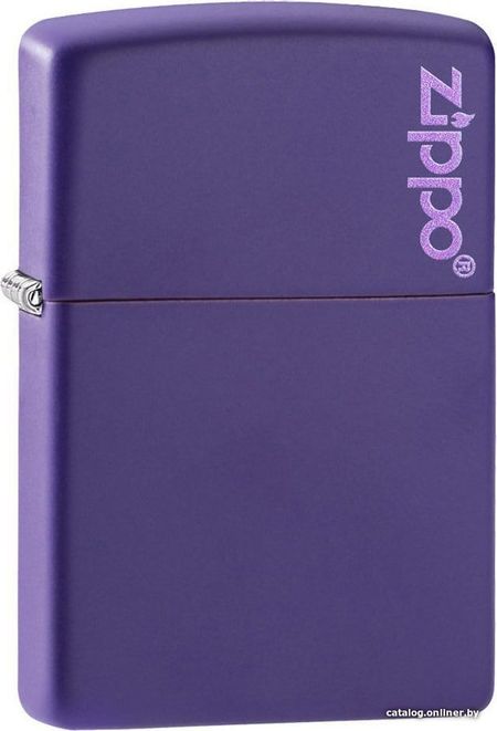 Зажигалка Zippo Classic Purple Matte Zippo Logo 237ZL