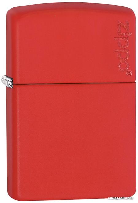 Зажигалка Zippo Red Matte Zippo Logo 233ZL-000051