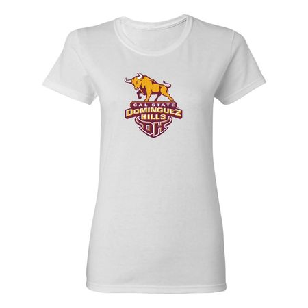 Cal State Dominguez Hills Toros Primary Logo Women s T-Shirt - White 3XL