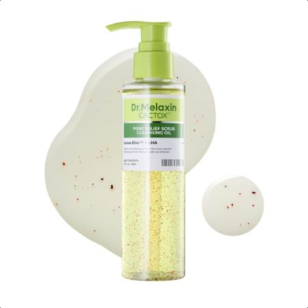 Dr. Melaxin Cactus Pore Relief Scrub Cleansing Oil, 140 ml 1ea