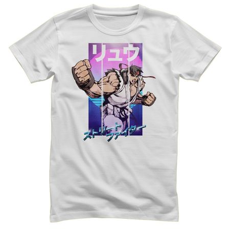 Officially Licensed Street Fighter street Fighther Japanese Mens T-Shirt XL