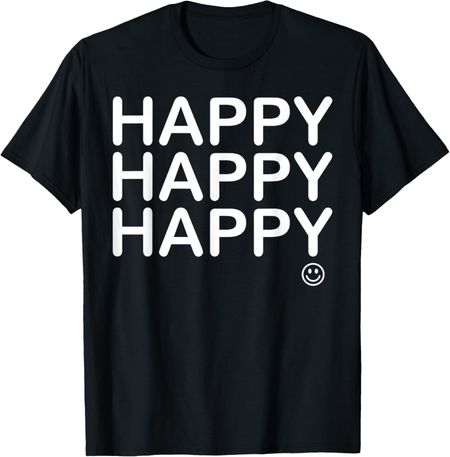 Happy T-Shirt Happy Happy Happy T-Shirt S разноцветный