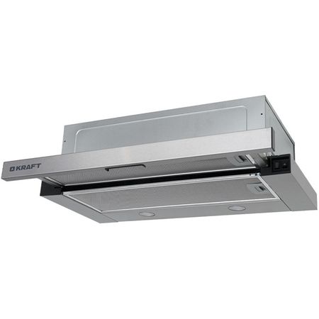 вытяжка встраиваемая KRAFT KF-THD0801Х 700куб 59,5см нерж. сталь