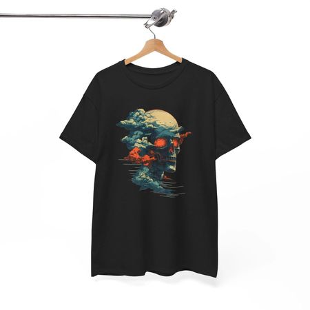 Surreal Japanese Skeleton Skull T-shirt Tops Tees Unisex | Traditional Japanese Beauty Shirt 4XL