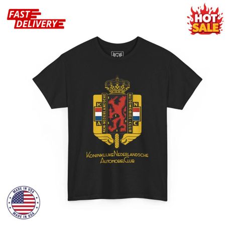 Dutch Automobile Club Inspired T-Shirt Netherlands Racing Cars Tee Race Fan Gift XXL