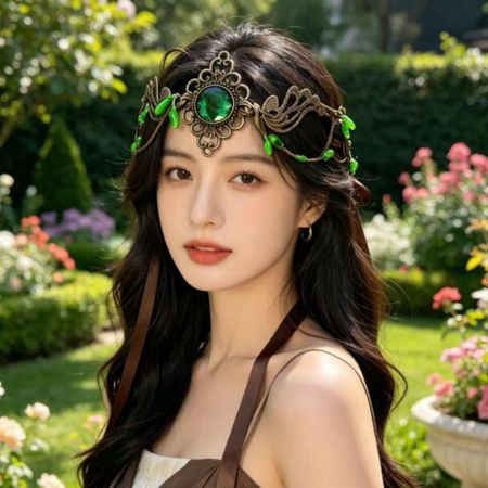 Fantasy Jewelry Elf Tiara Vine Design Fantasy Headpiece Fashion Forest Fairy Accessory  Halloween B