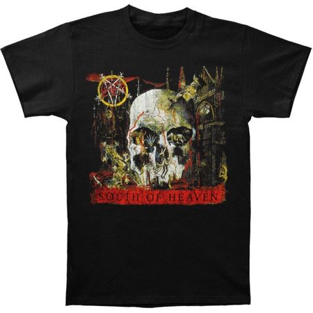SLAYER cd cvr SOUTH OF HEAVEN Official SHIRT MED New awaits mercy abyss reign M