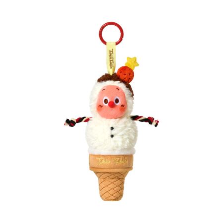 [Официальный магазин POP MART] Серия Twinkle Twinkle MOON GELATO Снеговик Гелато Плюшевый Подвеска - Звездный Инопланетянин Twinkle Twinkle - Плюшевая Кукла-Игрушка Pop Mart -