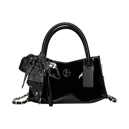 Armani Cosmetic bag/toiletry bag [Customized bag] Love Venice Ribbon Chain Simple Elegant Autumn and Winter Retro Shoulder black love in venice чёрный