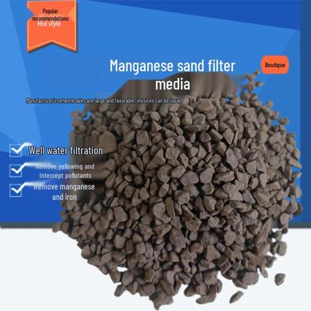 Manganese Sand Filter: Removes Iron & Manganese, Purifies Well Water, Eliminates Yellowing Manganese sand