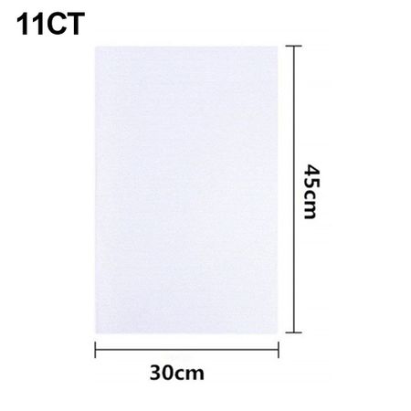 DIY Needlework Canvas Craft Cross Stitch Aida Cloth Embroidery Fabric Sewing 11CT-45X30