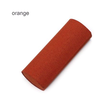 New Handmade Retro Sunglasses Protector Oval Glasses Box Spectacle Case  Folding Eyewear Case оранжевый