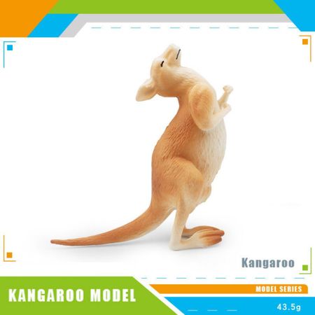 Handmade Craftsmanship Kangaroo Figures PVC Material Kangaroo Statue Crafts  For Collectors D