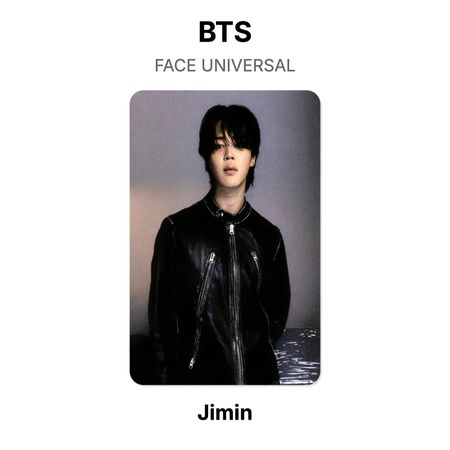 BTS Jimin FACE UNIVERSAL Official Photocard Jimin