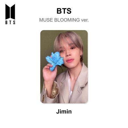 BTS Jimin MUSE BLOOMING ver. Official Photocard Jimin