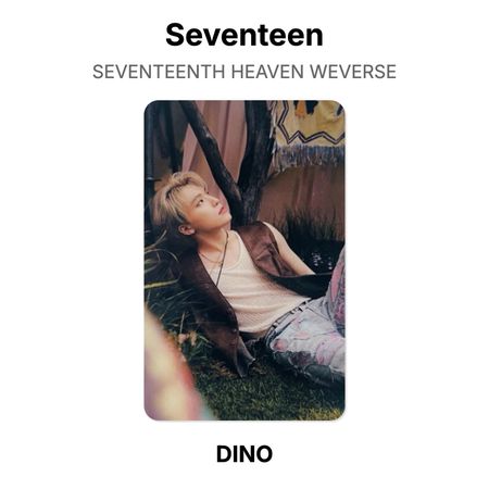 Seventeen SEVENTEENTH HEAVEN WEVERSE Official Photocard DINO