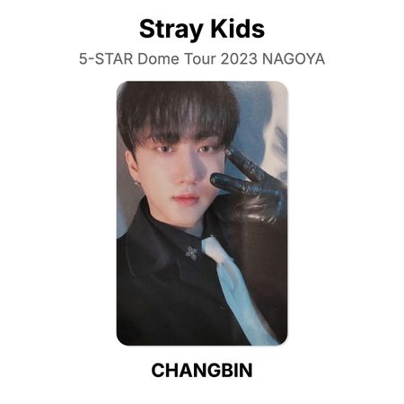 Stray Kids 5-STAR Dome Tour 2023 NAGOYA Official Photocard CHANGBIN