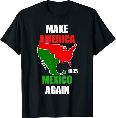 Make America Mexico Again Mexican Pride Funny Mexican Flag T-Shirt S разноцветный