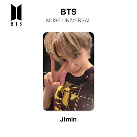 BTS Jimin MUSE UNIVERSAL Official Photocard Jimin