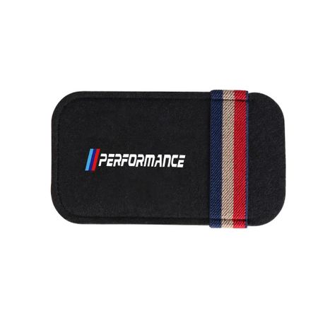 LKVM5 Car Sticker New 2025 For BMW Car Sun Visor Glasses Case Felt Leather Wear-Resistant Sunglasses Holder Storage Box Universal Eyeg 1PC