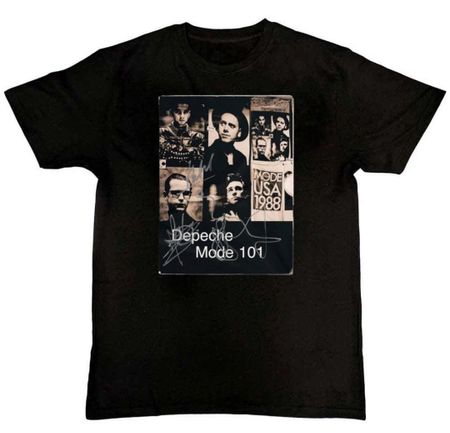 Depeche Mode 101 Tour Concert Signature Mens T-Shirt L